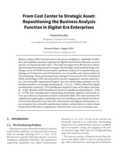 From Cost Center to Strategic Asset Research Paper Cover